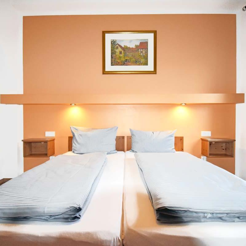 Hotel Zachskorn | Doppelzimmer | Betten